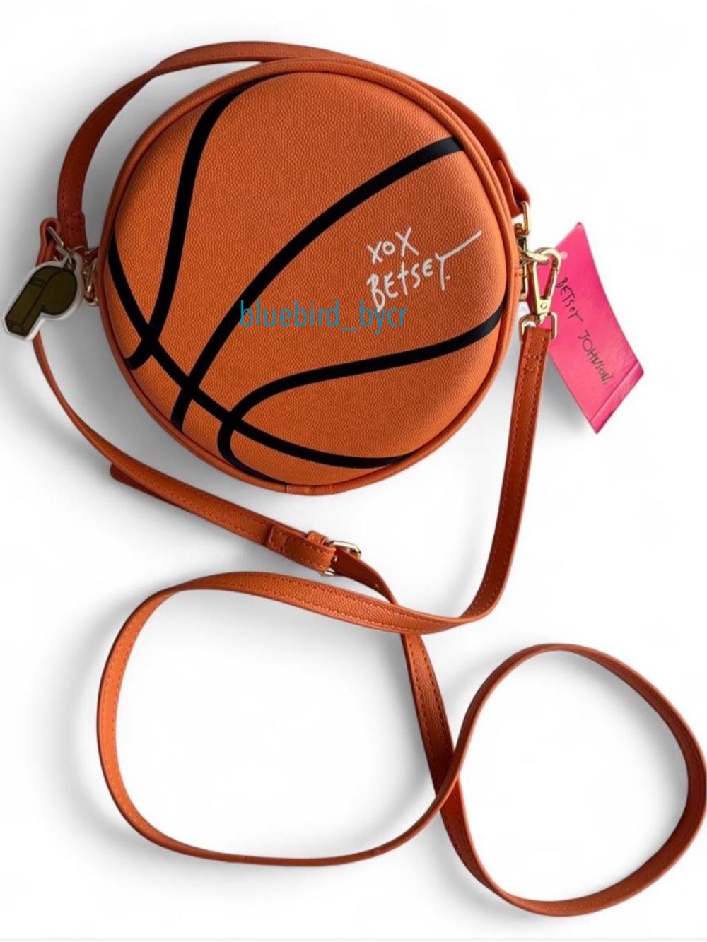 Betsey Johnson XOBALLER XOX BETSEY BASKETBALL CROSSBODY BAG